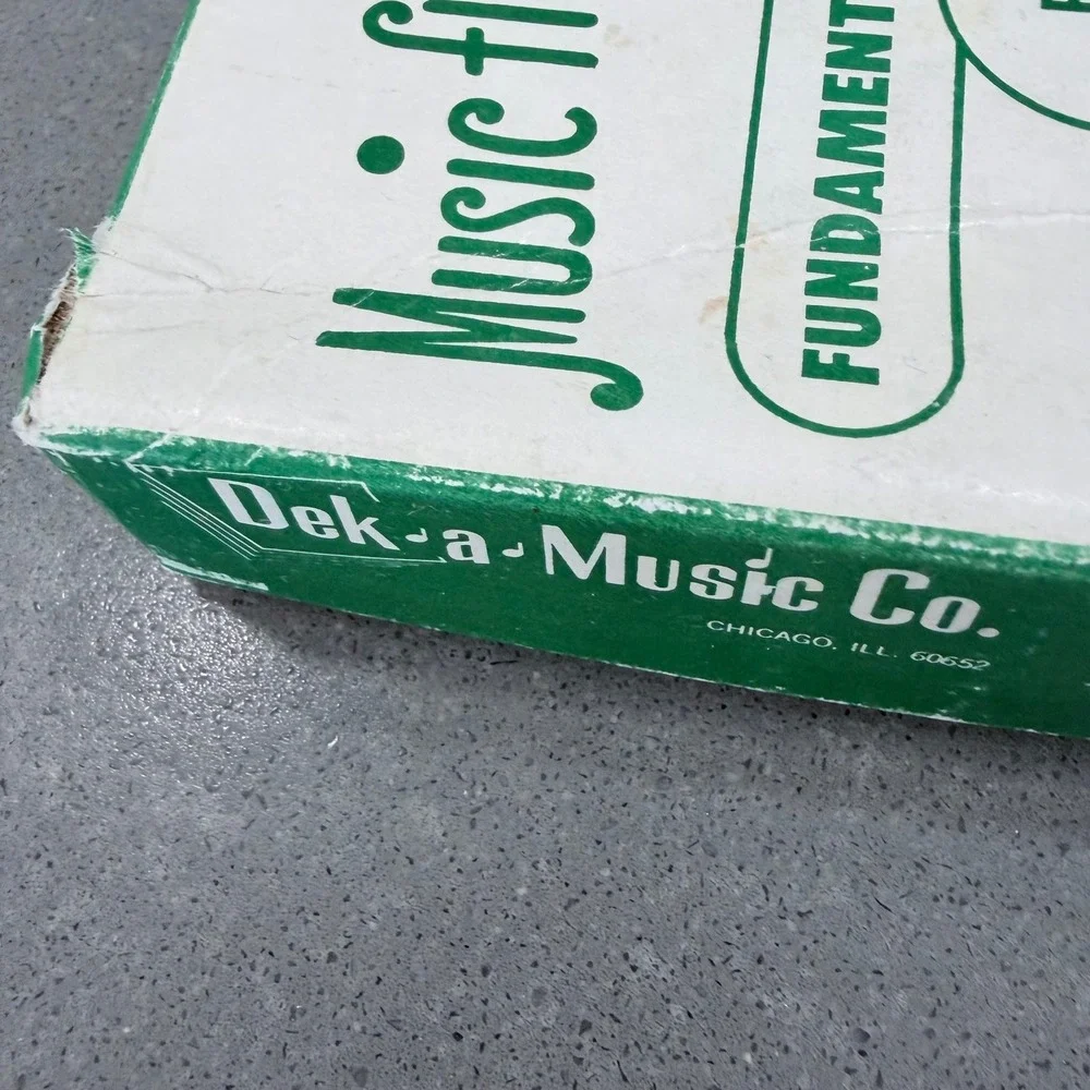 Vintage Dek-a-Music Co Music Flash Cards Fundamentals of Music Chicago Board Ed